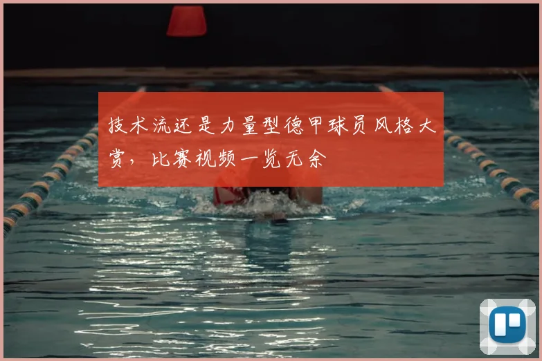 技术流还是力量型德甲球员风格大赏，比赛视频一览无余